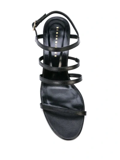 Shop Simon Miller Strappy Sandals In Black