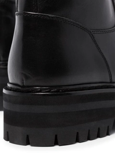 Shop Ann Demeulemeester Tucson Chunky Ankle Boots In Black
