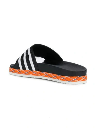 Shop Adidas Originals Adilette New Bold Slides In Black