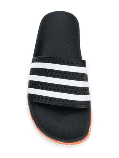 Shop Adidas Originals Adilette New Bold Slides In Black