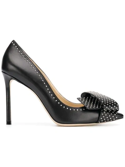 Shop Jimmy Choo Tegan 100 Pumps In Black