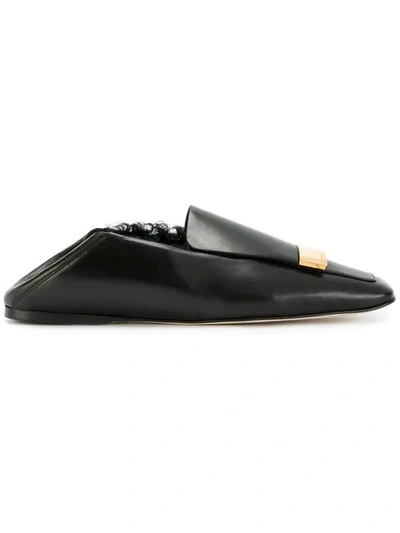 Shop Sergio Rossi Agnell Loafers In Black