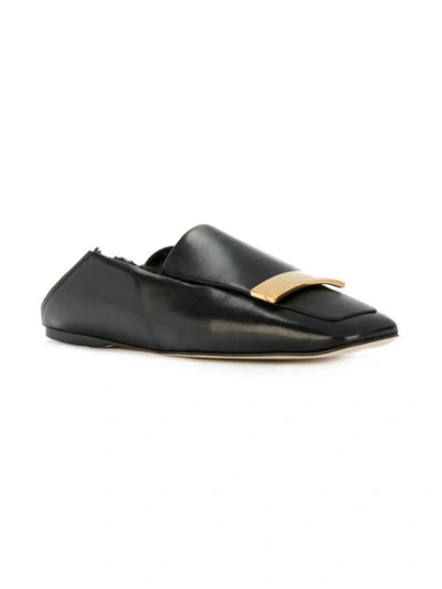 Shop Sergio Rossi Agnell Loafers In Black