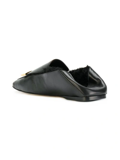 Shop Sergio Rossi Agnell Loafers In Black