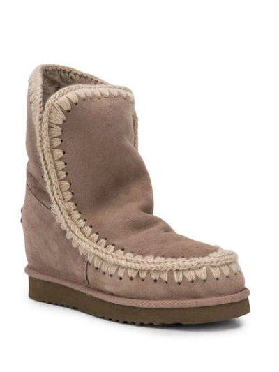 Mou Eskimo Boots In Grey