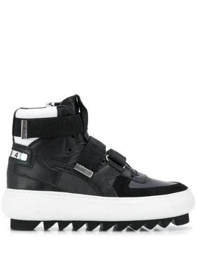 Shop Diadora Mi Basket Cyberpunk Sneakers In Black