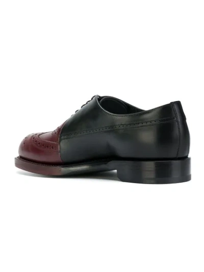 panelled brogues