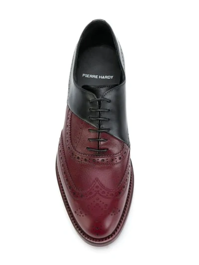 Shop Pierre Hardy Panelled Brogues