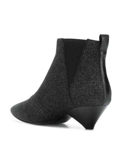 Shop Ash Kitten Heel Boots - Black