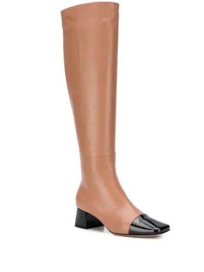 GIANVITO ROSSI KNEE HIGH BOOTS - 黑色