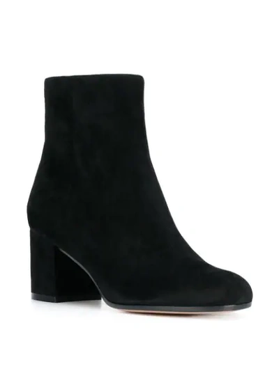 Shop Gianvito Rossi Block Heel Boots In Black