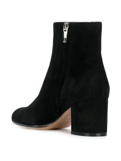 Shop Gianvito Rossi Block Heel Boots In Black
