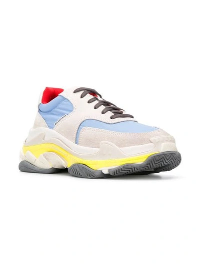 Shop Balenciaga Triple S Sneakers In Multicolour