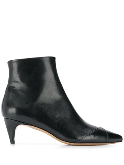 Shop Isabel Marant Durfee Low-heel Boots In Black