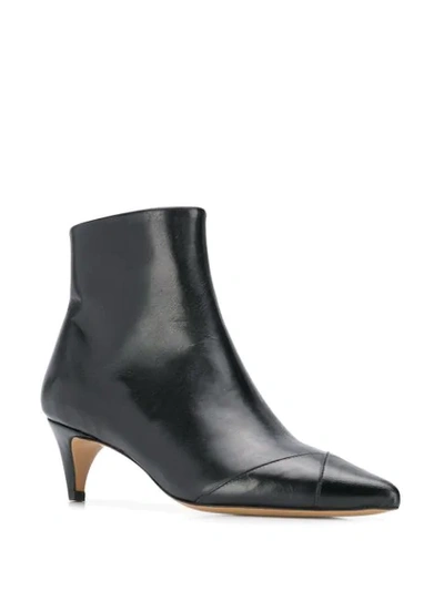 Shop Isabel Marant Durfee Low-heel Boots In Black