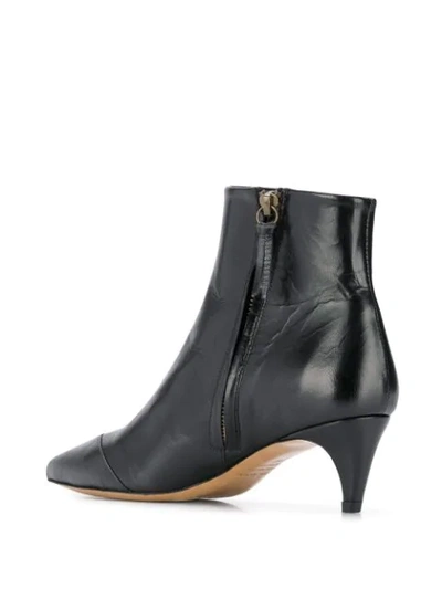 ISABEL MARANT DURFEE LOW-HEEL BOOTS - 黑色