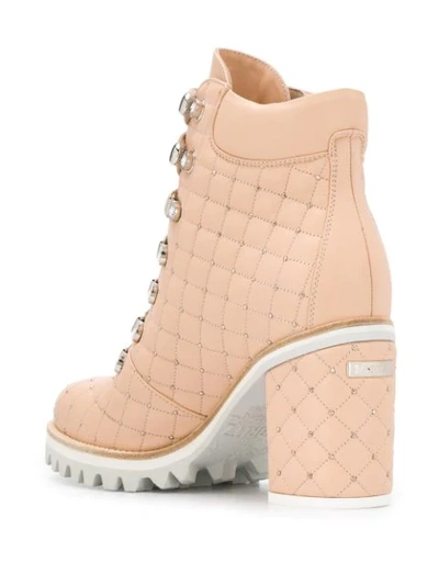 Shop Le Silla St. Moritz Trekking Boots In Neutrals