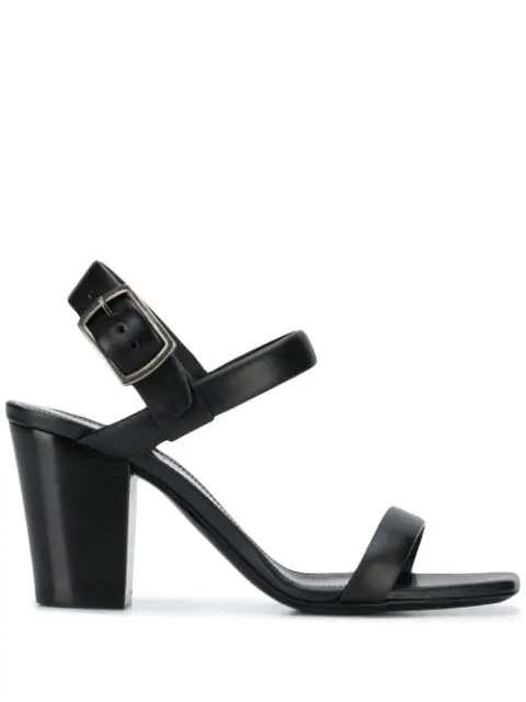 Saint Laurent Sandalen Mit Blockabsatz In 1000 Modesens