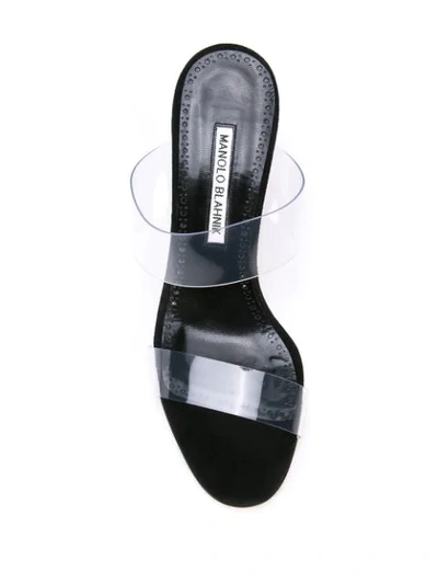 Shop Manolo Blahnik Scolto Sandals In Black