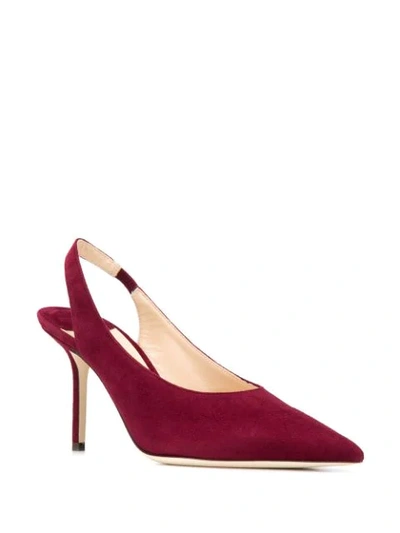 Shop Jimmy Choo Ivy 85 Pumps In Red