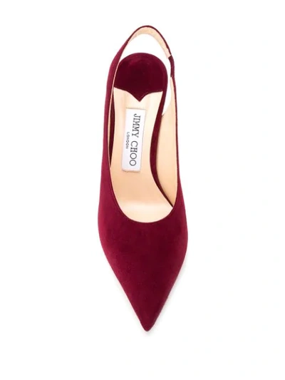 Shop Jimmy Choo Ivy 85 Pumps In Red