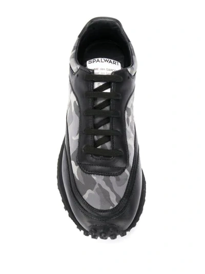 Shop Comme Des Garçons Comme Des Garçons Army Sneakers In Grey