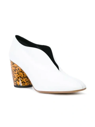 Shop Proenza Schouler Curved Heel Pumps In White