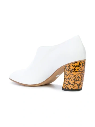 Shop Proenza Schouler Curved Heel Pumps In White