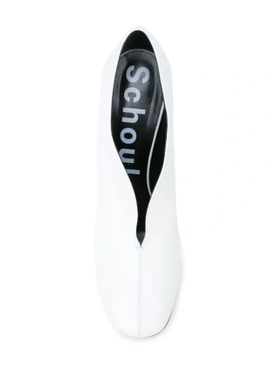Shop Proenza Schouler Curved Heel Pumps In White