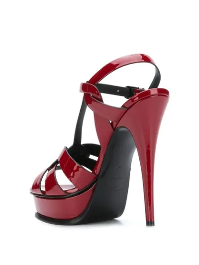 Shop Saint Laurent Patent In Red