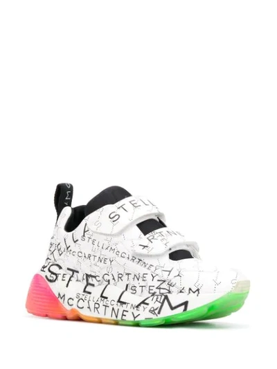 Shop Stella Mccartney Eclypse Logo Sneakers In White