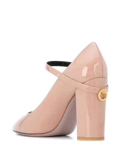Shop Valentino Block Heel Pumps In Pink