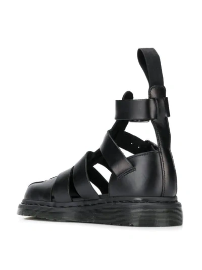 Shop Dr. Martens' Geraldo Sandals In Black