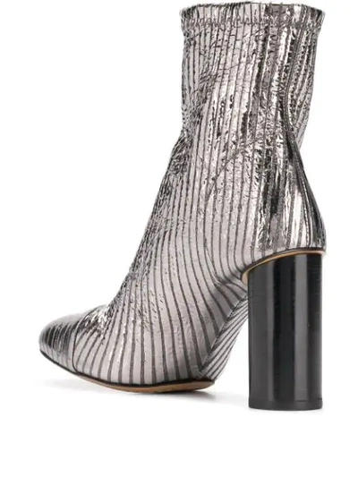 Shop Isabel Marant Rillyan Boots In Silver