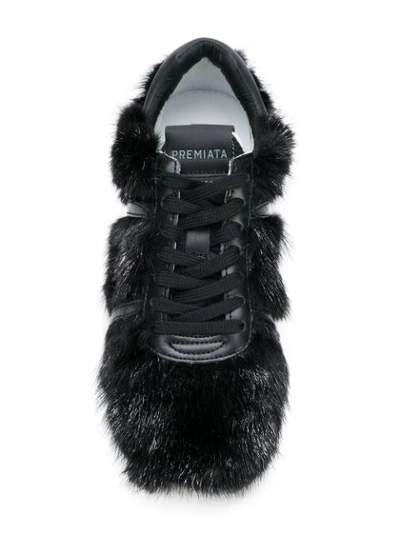 Shop White Premiata Conny 2558 Sneakers In Black