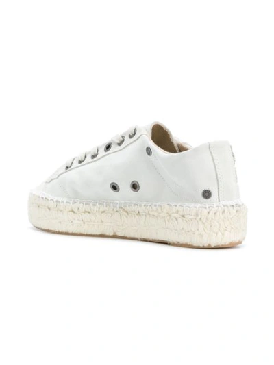 Shop Diesel Espadrille Sneakers - White