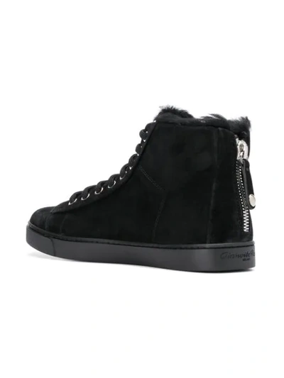 Shop Gianvito Rossi Lace-up Hi Tops In Black