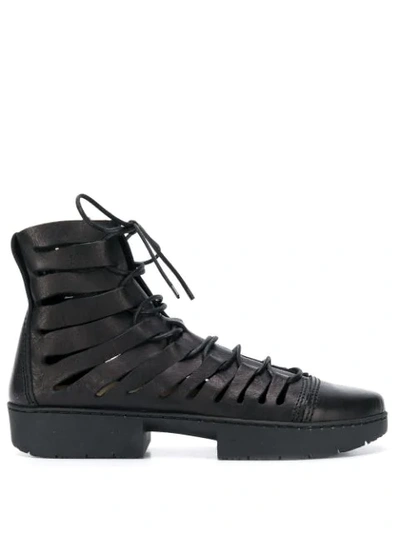 Shop Trippen Fight Ankle Boots In Black