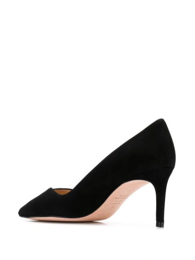 Shop Stuart Weitzman Black Suede Pumps