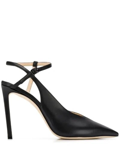 Shop Jimmy Choo Sakeya 100 Pumps In Black