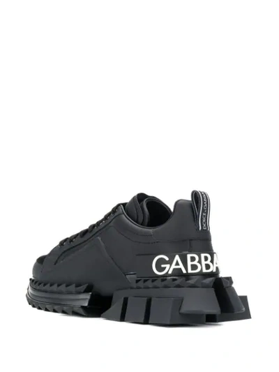 Shop Dolce & Gabbana Super Queen Sneakers In Black