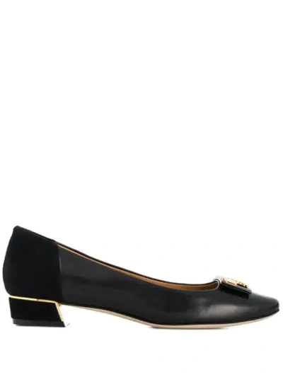 Shop Tory Burch Gigi Ballerina Shoes In Black