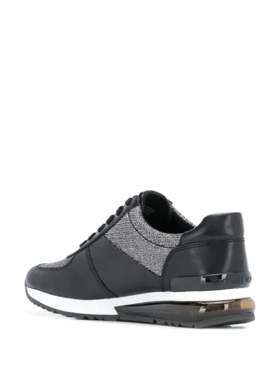 Shop Michael Michael Kors Allie Sneakers In Black