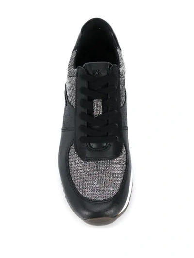 Shop Michael Michael Kors Allie Sneakers In Black