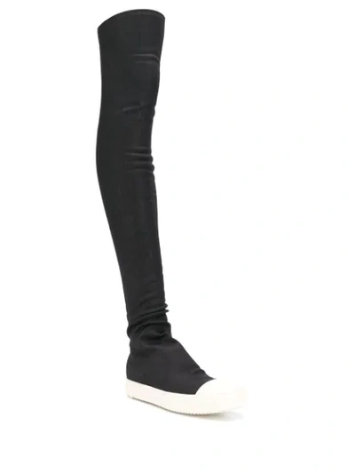 Shop Rick Owens Drkshdw Knee-length Sneakers In Black