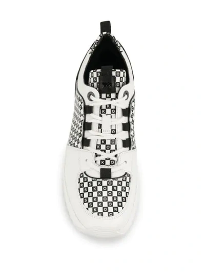 Shop Michael Michael Kors Cosmo Sneakers In White