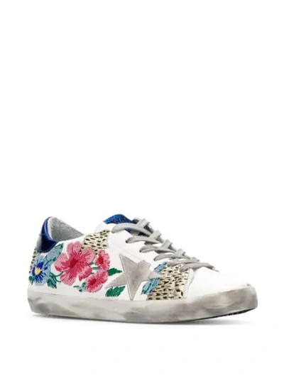 Star floral sneakers