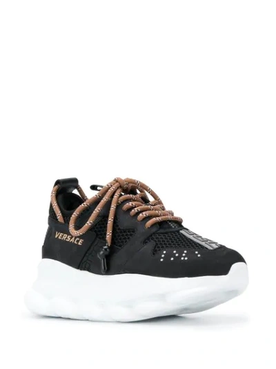VERSACE CHAIN REACTION 2 SNEAKERS - 黑色