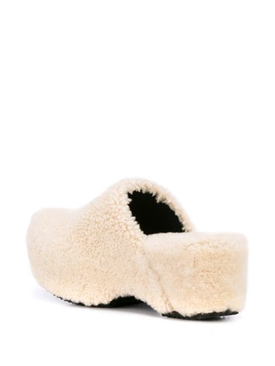 SHEARLING SLIP-ON CLOGS