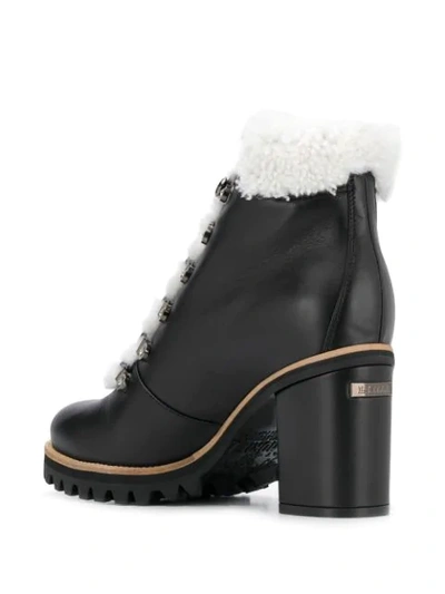 Shop Le Silla Hiking-style Ankle Boots In Black